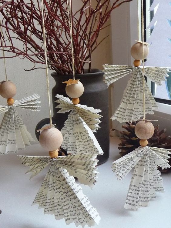 Décorations de Noel en papier 15 idées DIY pour vous inspirer