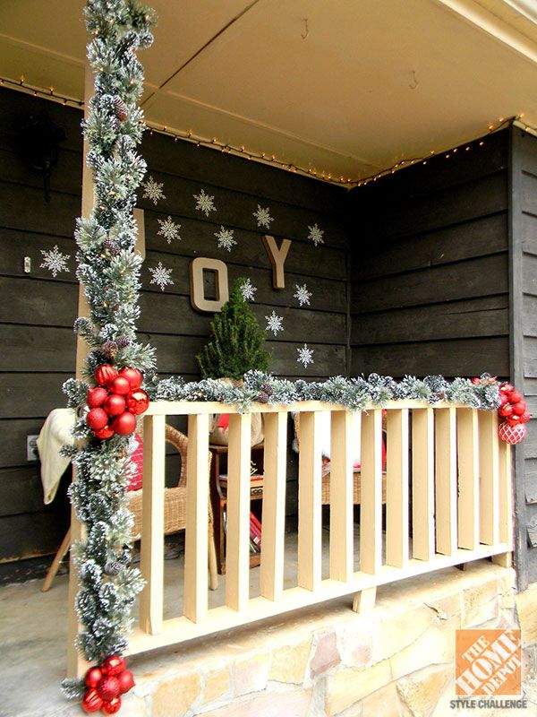 Décorer le balcon pour Noel! 20 idées pour vous inspirer...