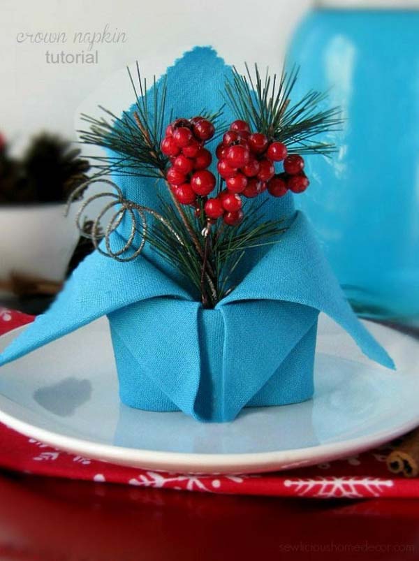 Pliages De Serviettes Pour Une Table De Noel Originale 15 Idees Inspirantes