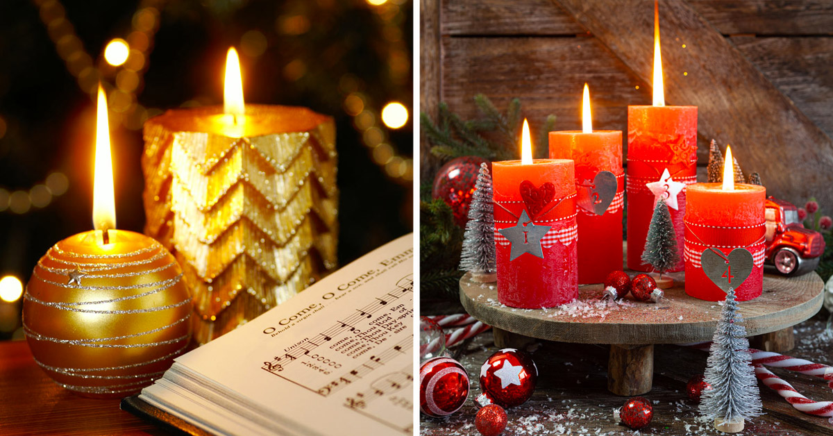 Des bougies pour créer l'atmosphère de Noël : inspirez-vous