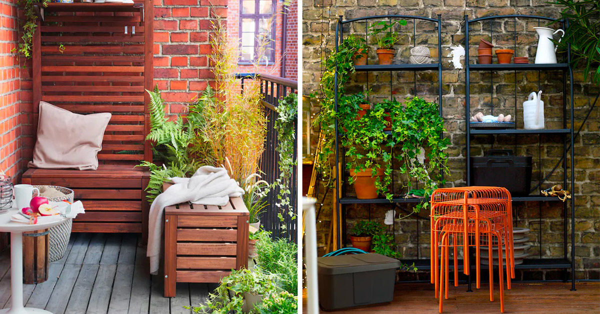 Armoires et meubles d'extérieur Ikea pour un jardin et un balcon super  organisés